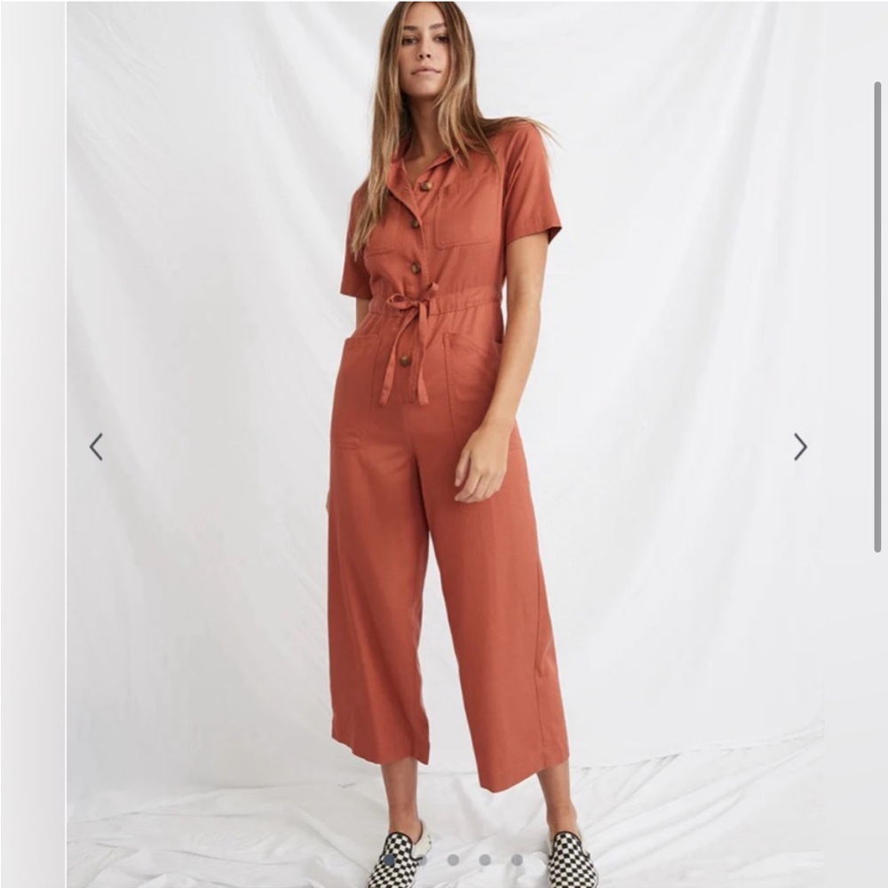 Marine Layer Baked Clay Joni Jumpsuit